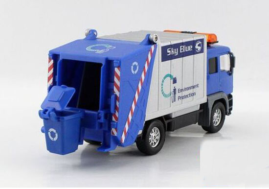 blue recycle truck toy