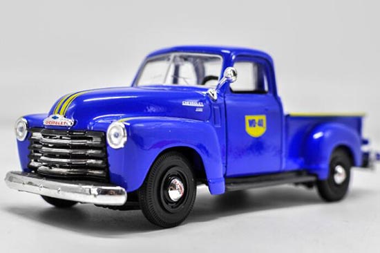 1:24 Scale Blue Diecast 1950 Chevrolet 3100 Pickup Truck Model